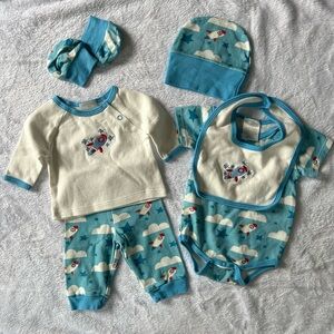 ❄️3/$15 Bundle & Save - Baby Airplane Outfit Set